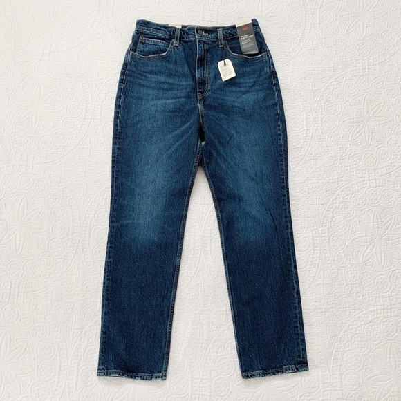Levi's Women's 70s High Slim Straight Jeans, Dark Wash (31 x 29) - Picture 3 of 8